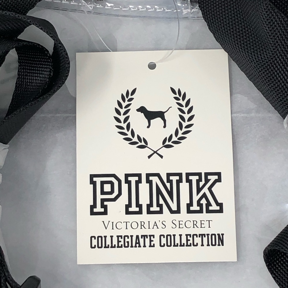 PINK VS MSU Collegiate Clear Mini Backpack NWT - Picture 5 of 6